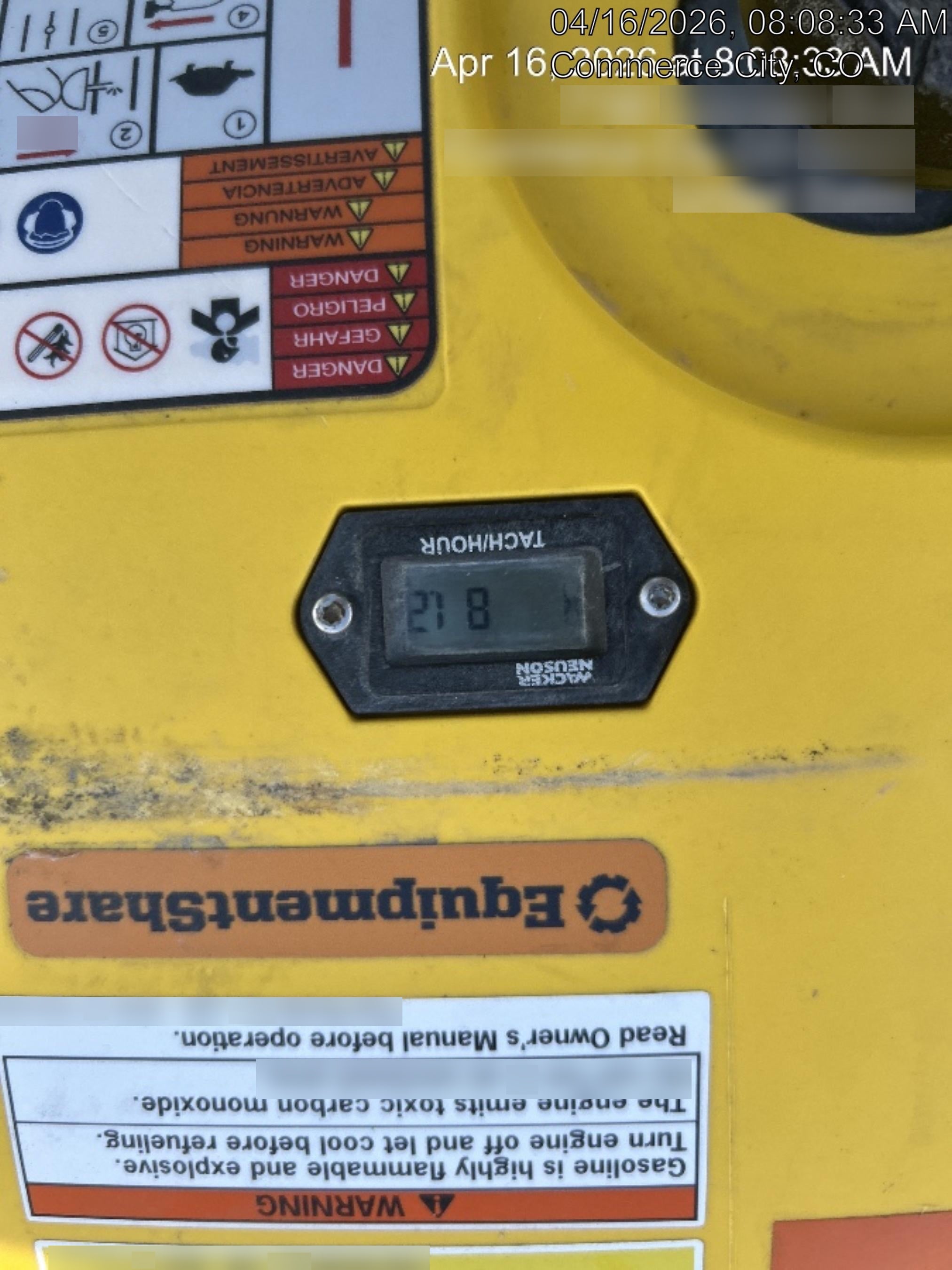 2018 WACKER NEUSON BS60-4As