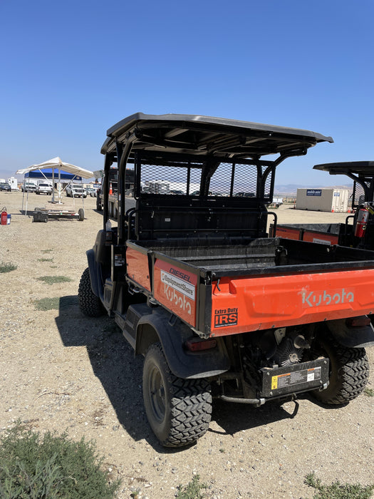 2022 Kubota RTV-X1140W-H Plastic Canopy, Windshield Acrylic Clear, LED Strobe Light, Wire Harness Kit, Back up Alarm