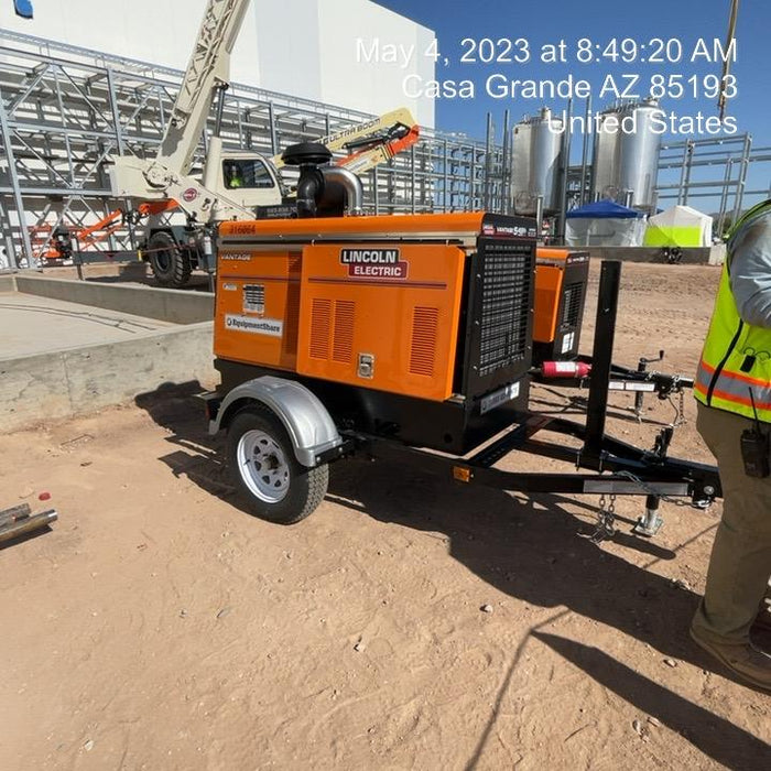 2023 Lincoln Electric Vantage 549X Crosslink Technology, Trailer Mounted, ES Decals, T3