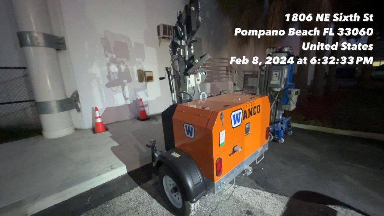 2023 Wanco WLTT-4MM4K Diesel, Deep Sea Controller, Shore Power Plug, Auto Start, (4) 350W LED Floodlights, 4kW Generator, 60 Gal Fuel Tank, 2" Ball, T3