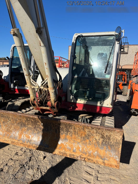 2019 Takeuchi TB290 Cab/Heat/AC Rubber tracks, Dozer blade, Travel alarm, Auxiliary hydraulics Manual QC, Hydraulic thumb, 18", 24", and 36" Buckets