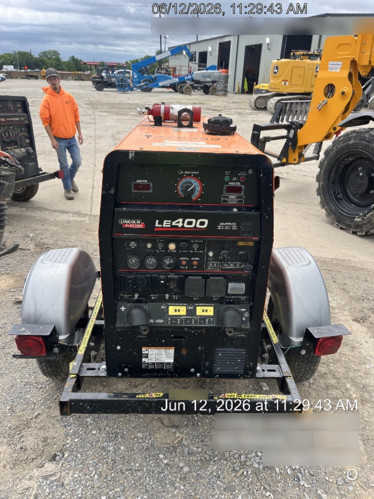 2022 Lincoln Electric LE400 Kubota V1505, Trlr, Cable Rack, Light Kit, ES Decals, T3