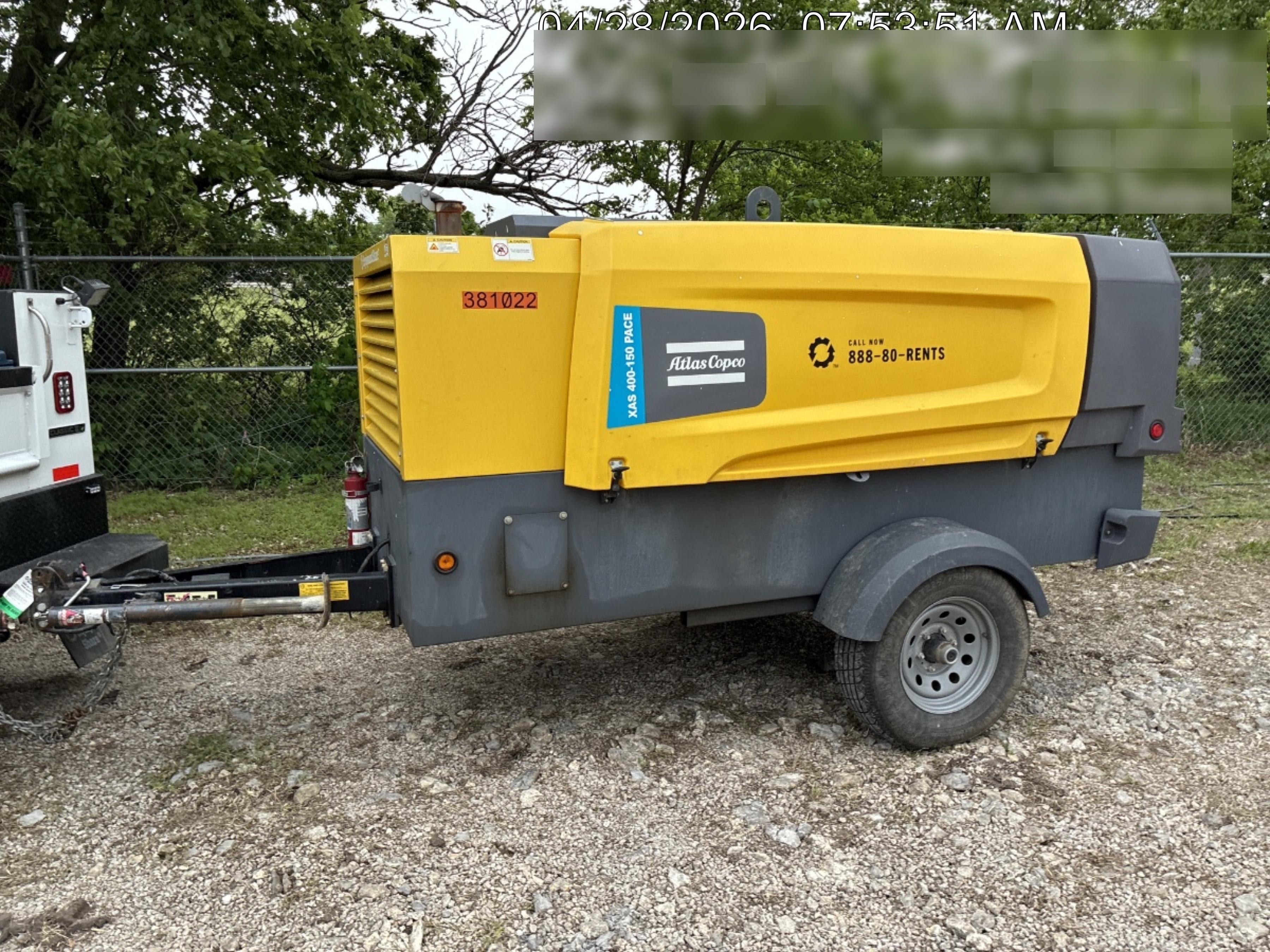 2023 ATLAS COPCO XAS 400-150 PACE