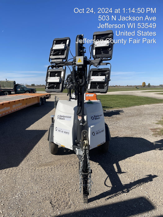 2024 Generac MLT2 Diesel, Flex Switch 120V Input, Powerzone Controller, 
(4) 320W LED Lights, 4kW Generator, 39.9 Gal Fuel Tank, 2" Ball, T3