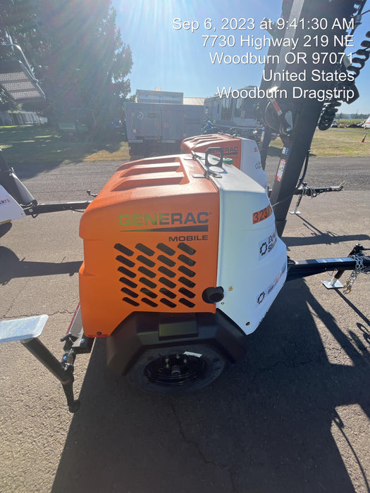 2023 Generac MLT2 Diesel, Flex Switch 120V Input, Powerzone Controller, (4) 320W LED Lights, 4kW Generator, 39.9 Gal Fuel Tank, 2" Ball, T3