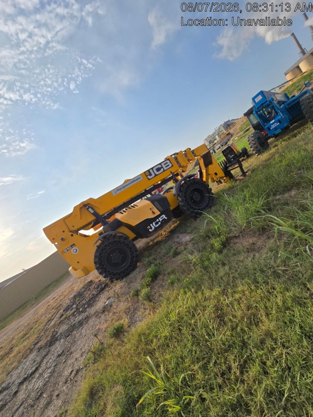 2019 JCB 510-56 Canopy, 74 HP, Solid Tires, STD Worklight, Beacon, Aux Hydraulics, Lifting Eye, Back up Alarm w/66" Carriage/60" Forks