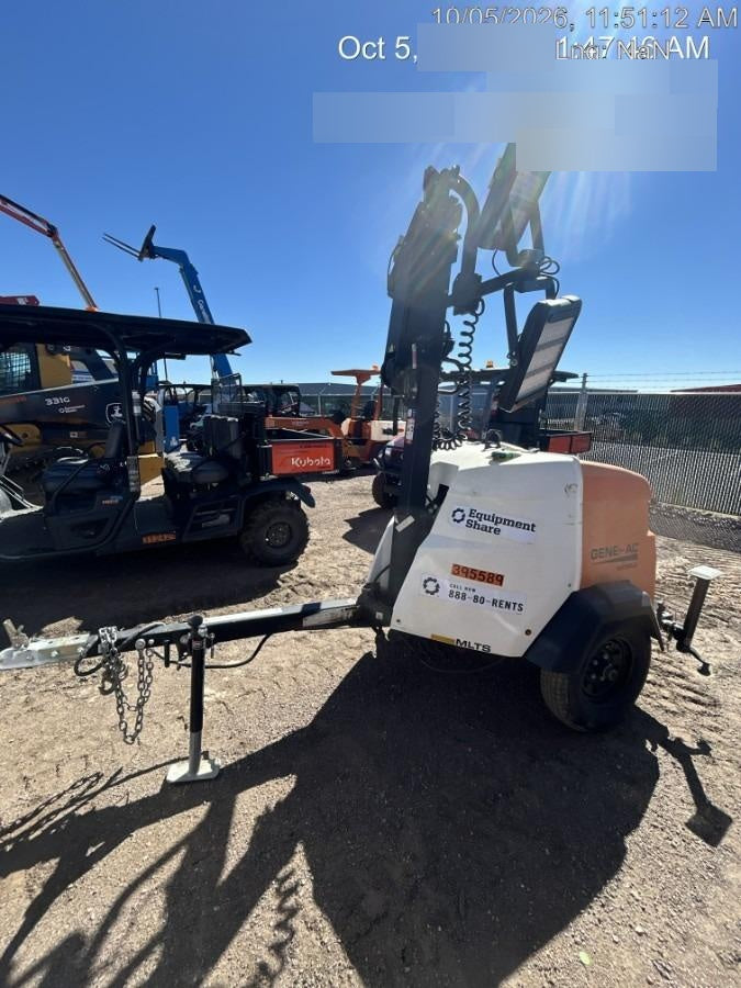 2024 Generac MLT2 Diesel, Flex Switch 120V Input, Powerzone Controller, 
(4) 320W LED Lights, 4kW Generator, 39.9 Gal Fuel Tank, 2" Ball, T3