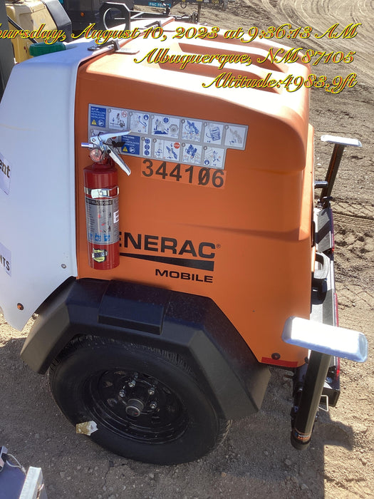 2023 Generac MLT2 Diesel, Flex Switch 120V Input, Powerzone Controller, (4) 320W LED Lights, 4kW Generator, 39.9 Gal Fuel Tank, 2" Ball, T3