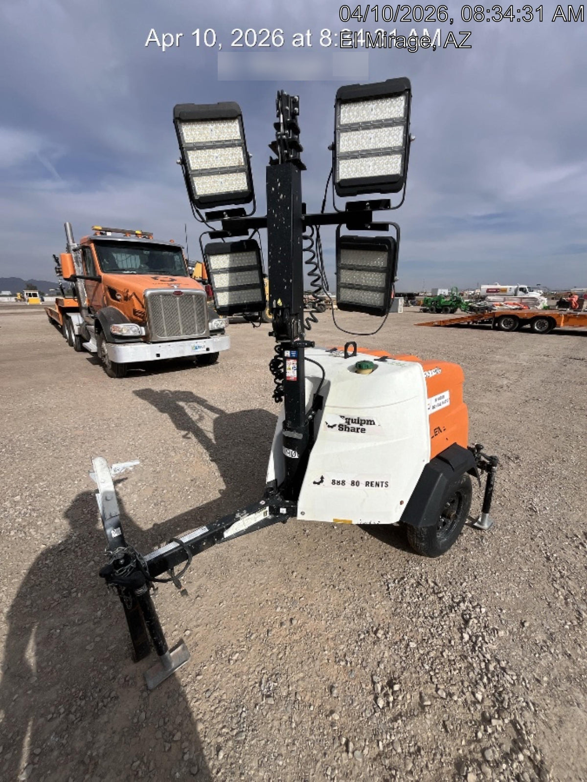 2023 Generac MLT2 Diesel, Flex Switch 120V Input, Powerzone Controller, (4) 320W LED Lights, 4kW Generator, 39.9 Gal Fuel Tank, 2" Ball, T3