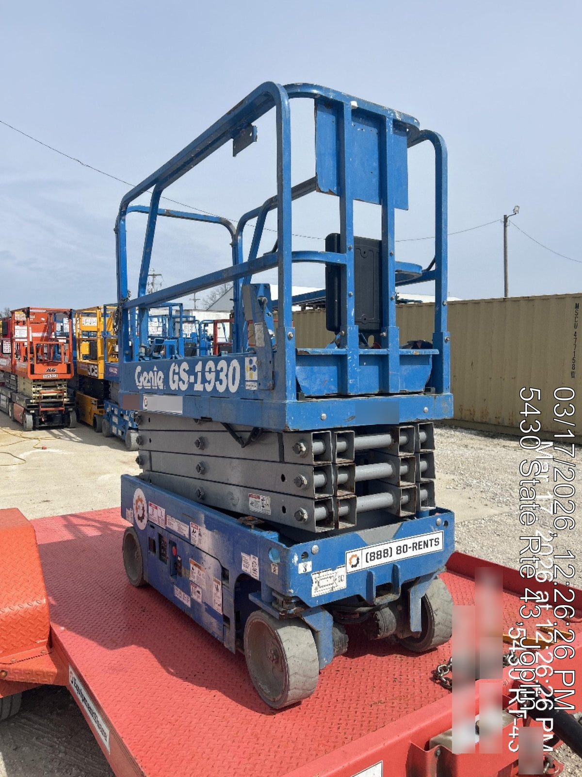 2018 Genie GS-1930 Genie GS-1930 w/Fixed Rail, Chain Entry