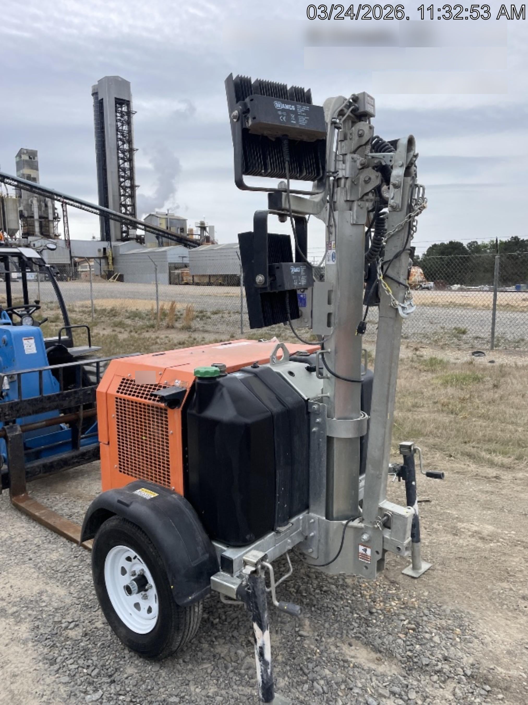 2024 Wanco WLTT-4MM4K Diesel, Deep Sea Controller, Shore Power Plug, Auto Start, (4) 350W LED Floodlights, 4kW Generator, 60 Gal Fuel Tank, 2" Ball, T3