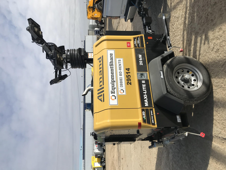 2019 Allmand MAXI-LITE II Allmand Maxi-Lite Pro II V 20 kW Light Tower w/Arctic Package, LED Light Package