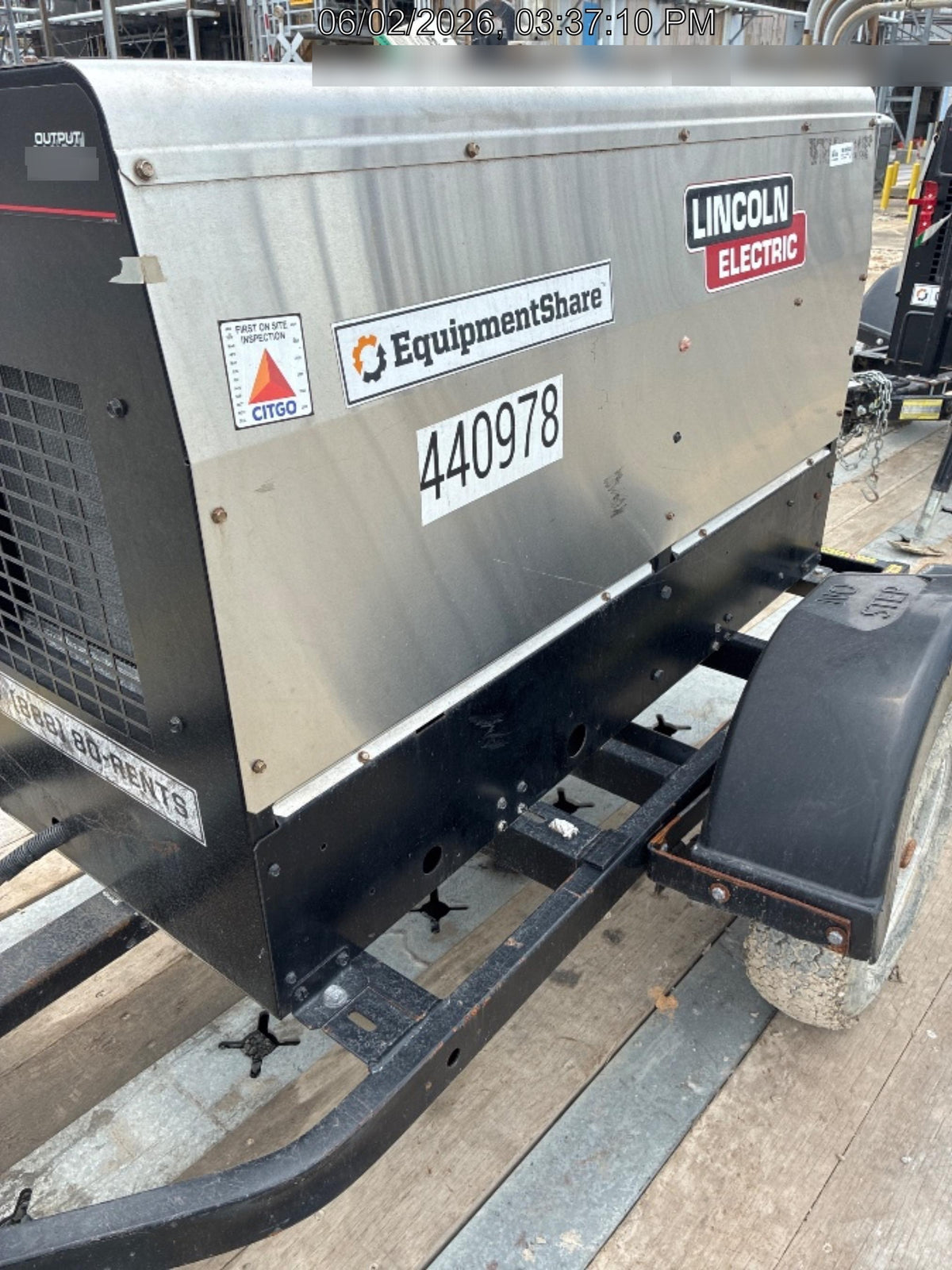 2024 Lincoln Electric LE400 Kubota V1505, Trlr, Cable Rack, Light Kit, ES Decals, T3
