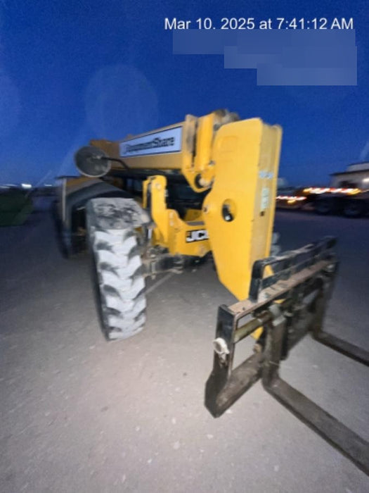 2020 JCB 506-36 Cab/Heat/Air, 74 HP, Solid Tires, STD Worklight, Beacon, Aux Hydraulics, Lifting Eye, Back up Alarm w/48" Carriage/48" Forks