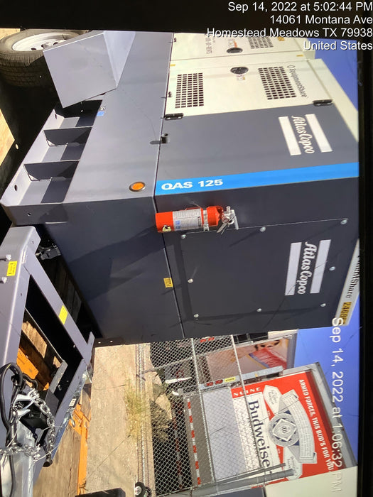 2022 ATLAS COPCO QAS 125