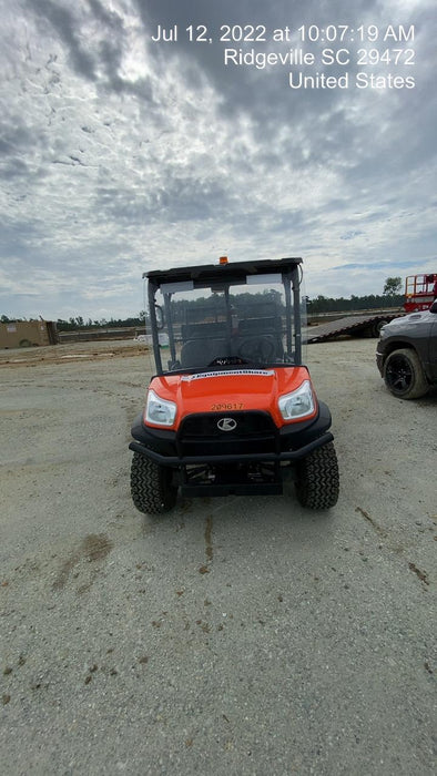 2022 Kubota RTV-X1140W-H Plastic Canopy, Windshield Acrylic Clear, LED Strobe Light, Wire Harness Kit, Back up Alarm
