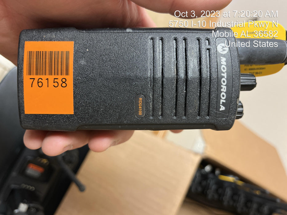 2020 MOTOROLA RDU4100