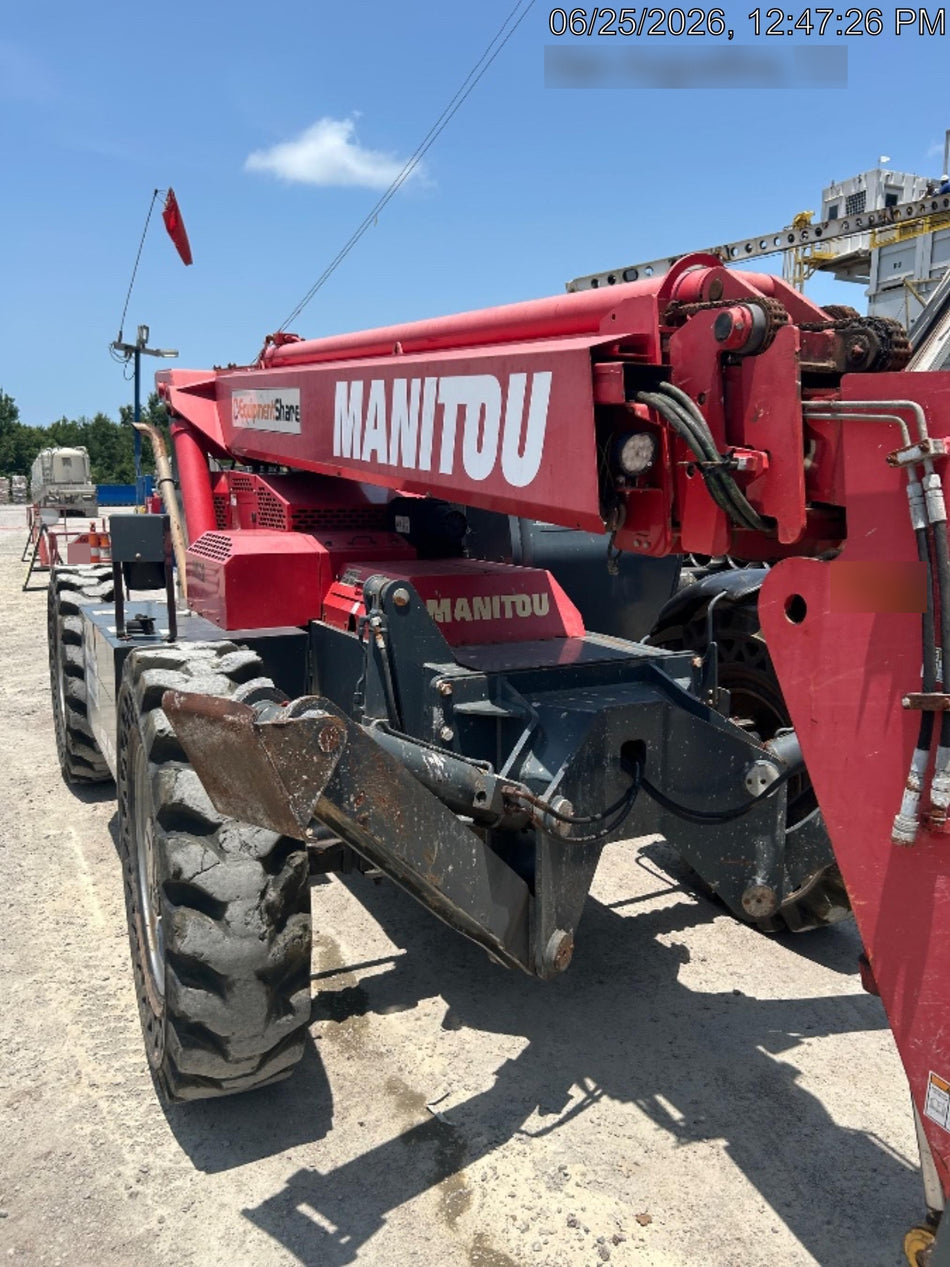 2018 Manitou MTA10055 Manitou MTA 10055 w/Cab/Heat/AC, Work Lights/Strobe, Aux Hyd, Solid Tires, Lift Hook, 66" Carriage, 60" Forks
