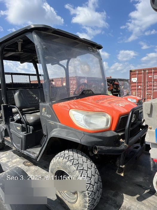 2020 Kubota RTV-X1140W-H Canopy, 4-Seater, Diesel, Windshield Acrylic Clear, LED Strobe, Backup Alarm