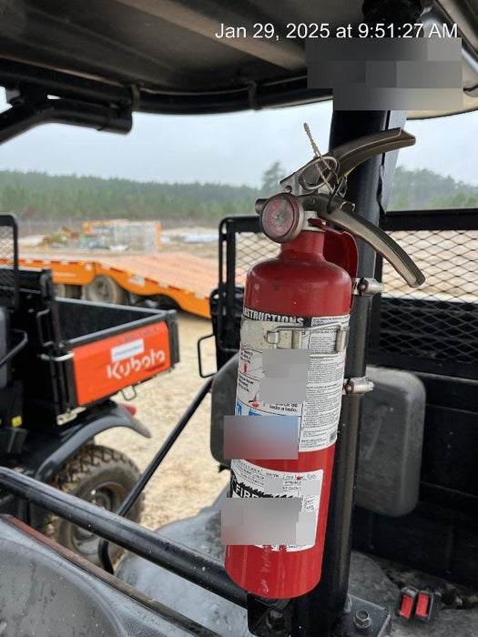 2022 Kubota RTV-X1140W-H Plastic Canopy, Windshield Acrylic Clear, LED Strobe Light, Wire Harness Kit, Back up Alarm