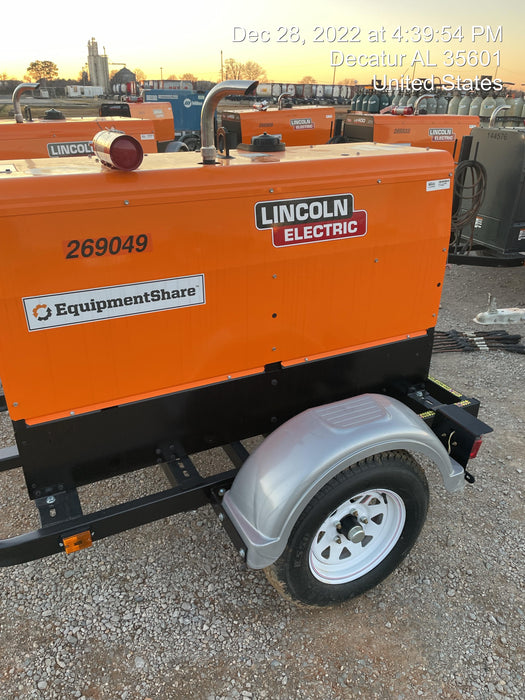 2022 Lincoln Electric LE400 Kubota V1505, Trlr, Cable Rack, Light Kit, ES Decals, T3