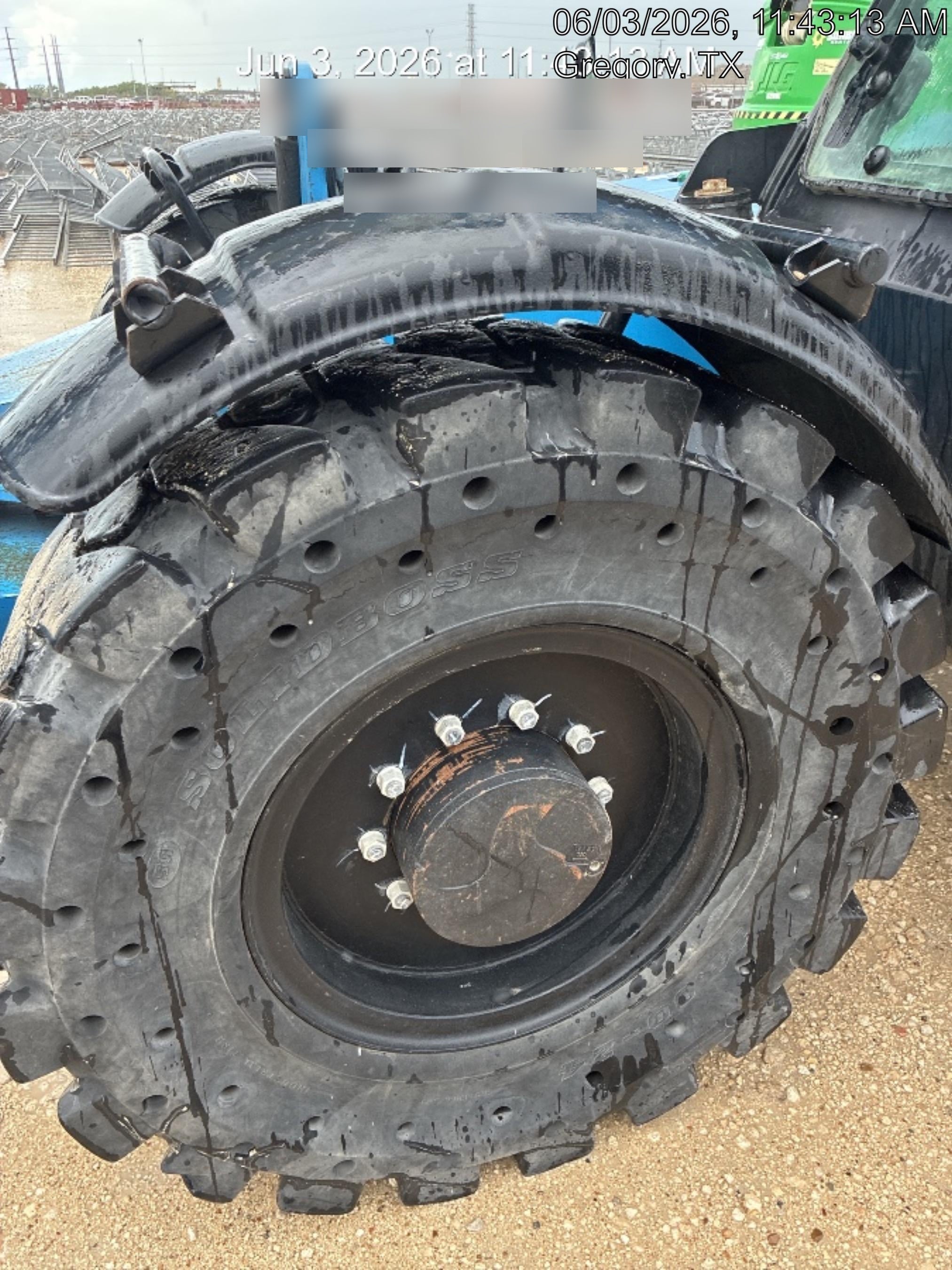 2019 Genie GTH-1056 Cab/Heat/AC, Solid RT Tires, LED Work Lights, Beacon 60" QA Carriage, 60" Forks