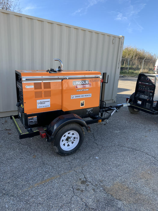 2021 Lincoln Electric Vantage 322 Vantage 322 Ready Pak 3 w/ Decals, ORANGE (includes trailer, cable rack, fender light kit) NO Telematics