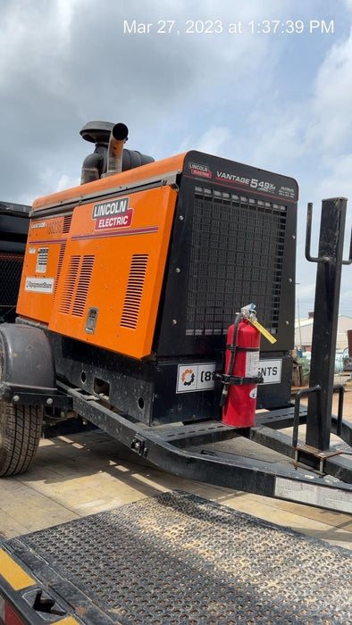 2021 Lincoln Electric Vantage 549X Ready Pak 3, ORANGE (includes trailer, cable rack, fender light kit)