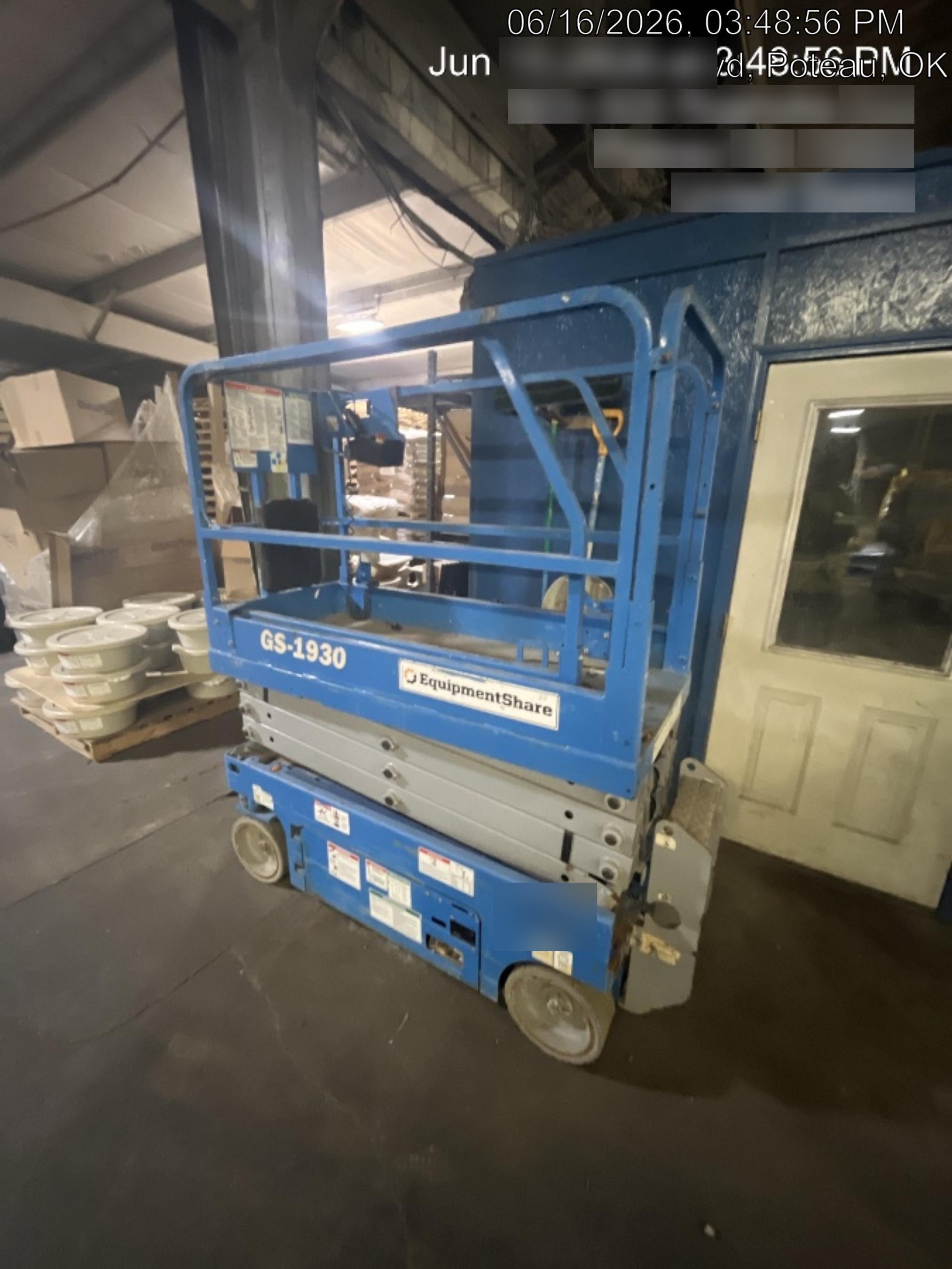 2020 Genie GS-1930 Fixed rails with chain entry gate - Pre A92.20