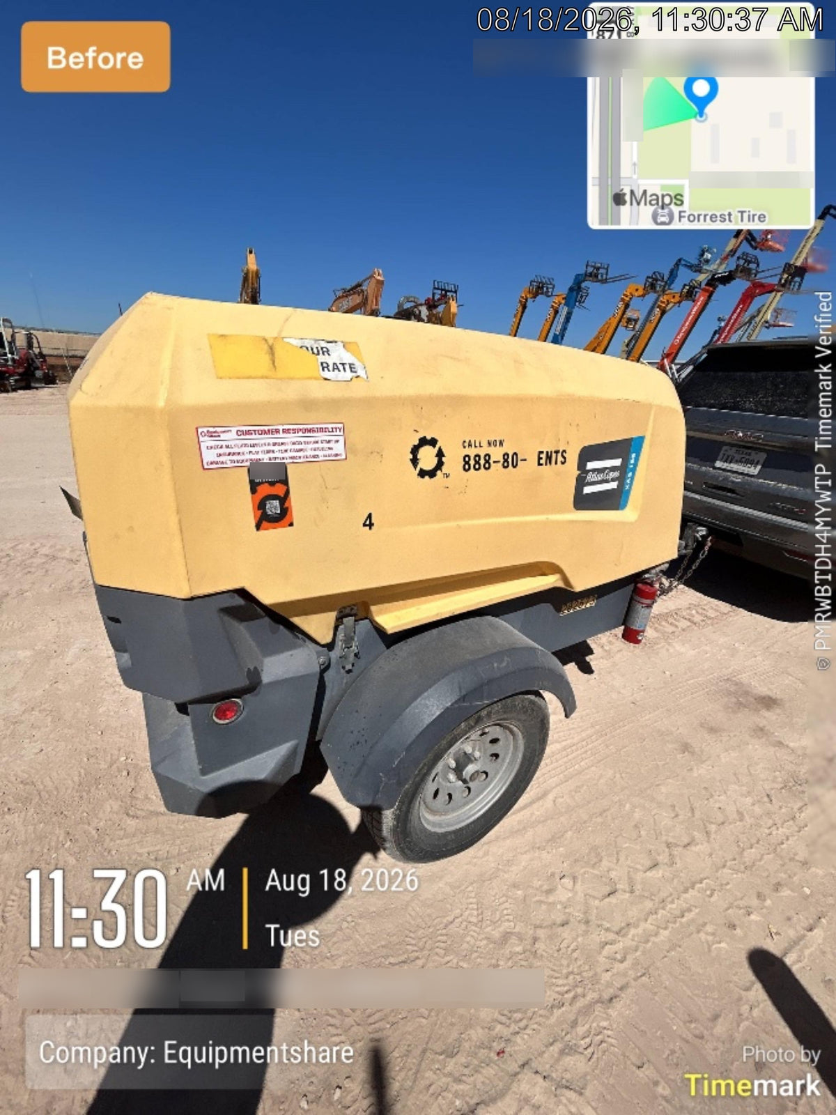 2022 ATLAS COPCO XAS188 CWK