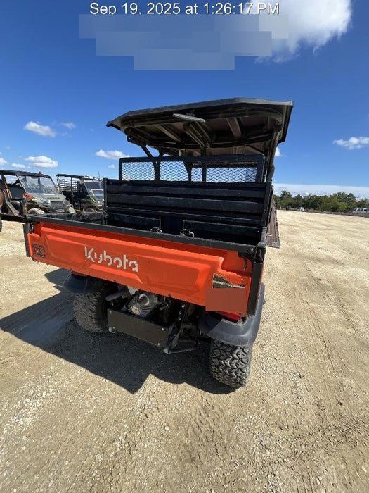 2022 Kubota RTV-X1140W-H Plastic Canopy, Windshield Acrylic Clear, LED Strobe Light, Wire Harness Kit, Back up Alarm
