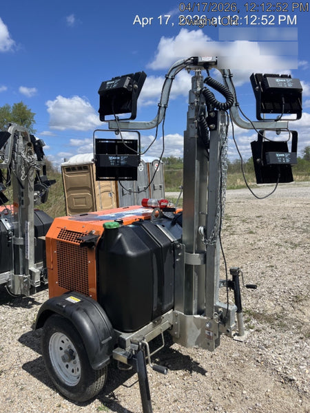 2024 Wanco WLTT-4MM4K Diesel, Deep Sea Controller, Shore Power Plug, Auto Start, (4) 350W LED Floodlights, 4kW Generator, 60 Gal Fuel Tank, 2" Ball, T3