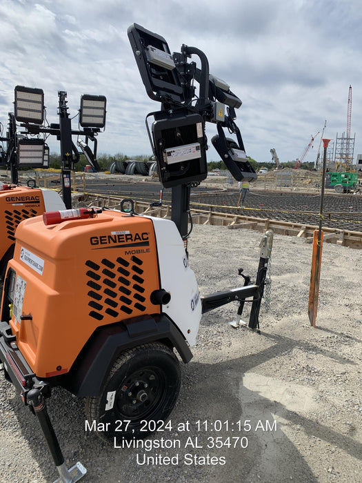 2024 Generac MLT2 Diesel, Flex Switch 120V Input, Powerzone Controller, 
(4) 320W LED Lights, 4kW Generator, 39.9 Gal Fuel Tank, 2" Ball, T3