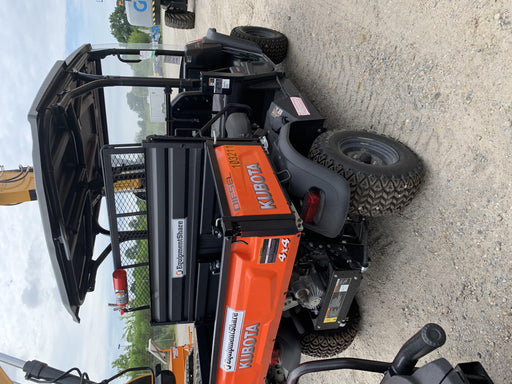 Kubota RTV-X1140W-H 4WD utility cart -LED strobe -Windshield tempered glass -Plastic canopy -Wire harness kit -Backup alarm