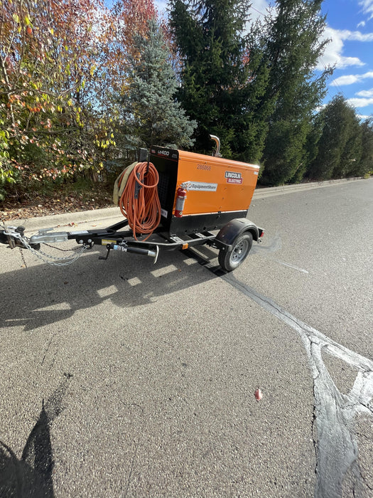 2022 Lincoln Electric LE400 Kubota V1505, Trlr, Cable Rack, Light Kit, ES Decals, T3