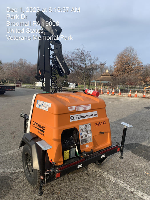 2023 Generac MLT2 Diesel, Flex Switch 120V Input, Powerzone Controller, (4) 320W LED Lights, 4kW Generator, 39.9 Gal Fuel Tank, 2" Ball, T3