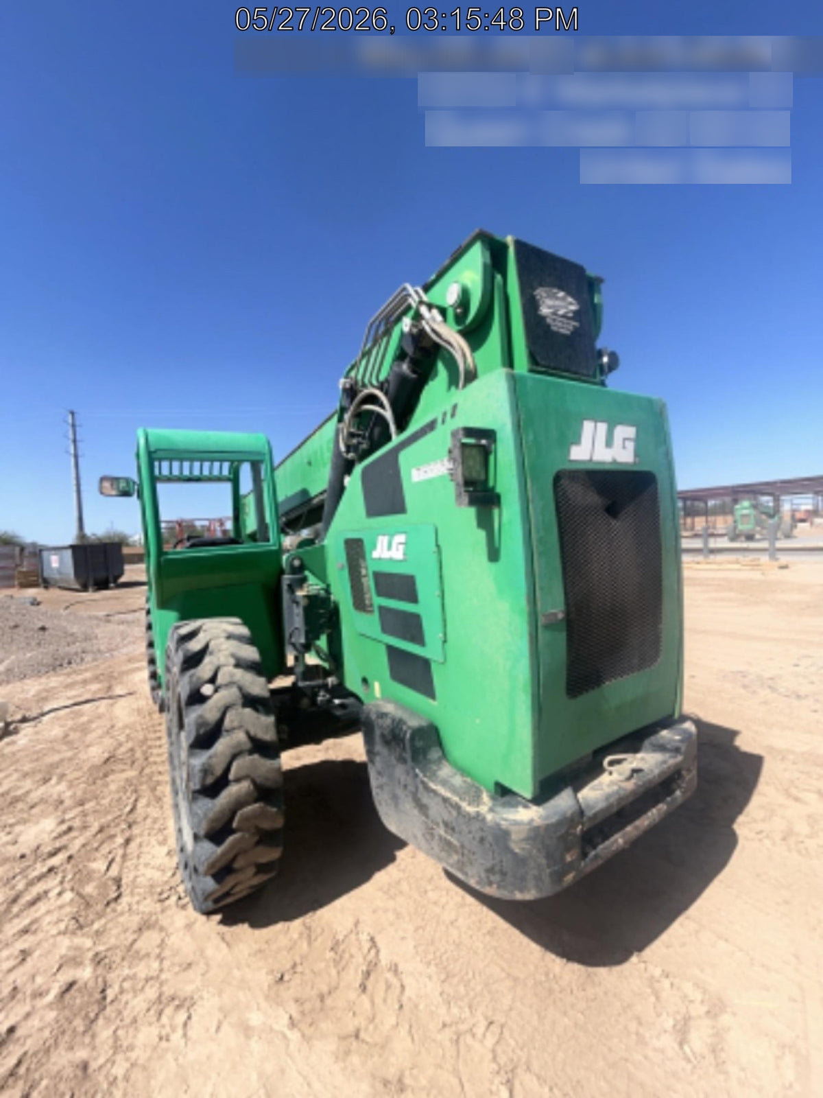 2018 Manitou MTA8044 MTA 8044 - 74 HP T4, Canopy, Worklights/Strobe, Beacon, 66" Carriage, 48" Forks, Solid Tires, Lift Hook, Aux Hydraulics