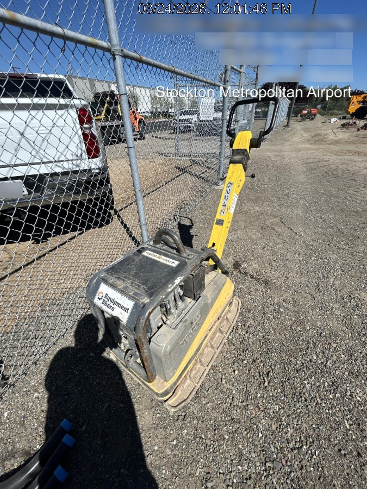 2020 Wacker Neuson DPU4545HEH Standard Reversible Plate Compactor 1000#