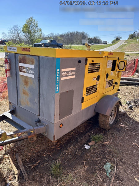 2020 ATLAS COPCO PAS 150 HF CS Enclosed