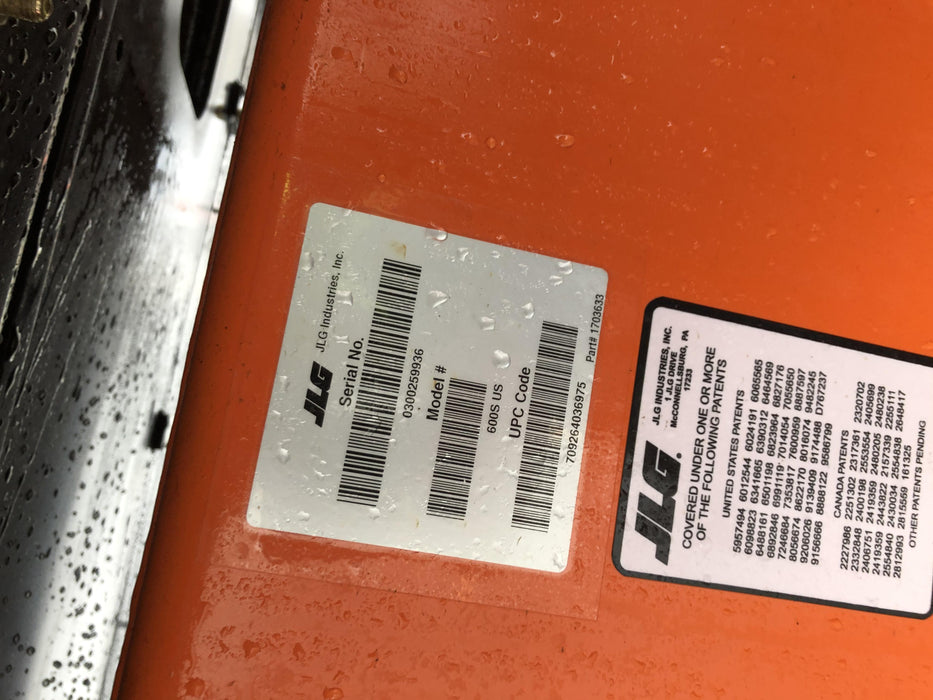2019 JLG 600S 4WD