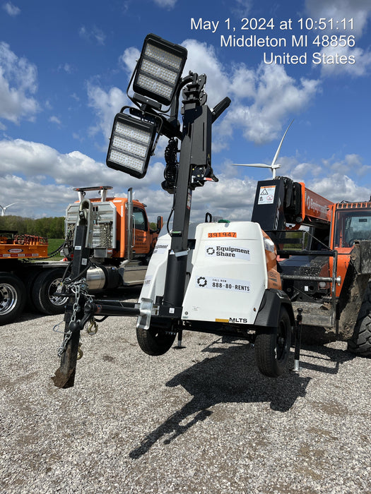 2024 Generac MLT2 Diesel, Flex Switch 120V Input, Powerzone Controller, 
(4) 320W LED Lights, 4kW Generator, 39.9 Gal Fuel Tank, 2" Ball, T3