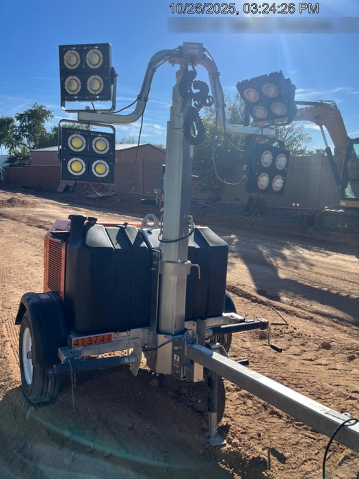 2024 Wanco WLTT-4MM4K Diesel, Deep Sea Controller, Shore Power Plug, Auto Start, (4) 350W LED Floodlights, 4kW Generator, 60 Gal Fuel Tank, 2" Ball, T3