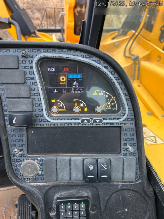 2019 JCB 512-56 109 HP w/Open ROPS, Beacon, Aux Hydraulics, Worklights, Solid Tires 60" Carriage/Forks