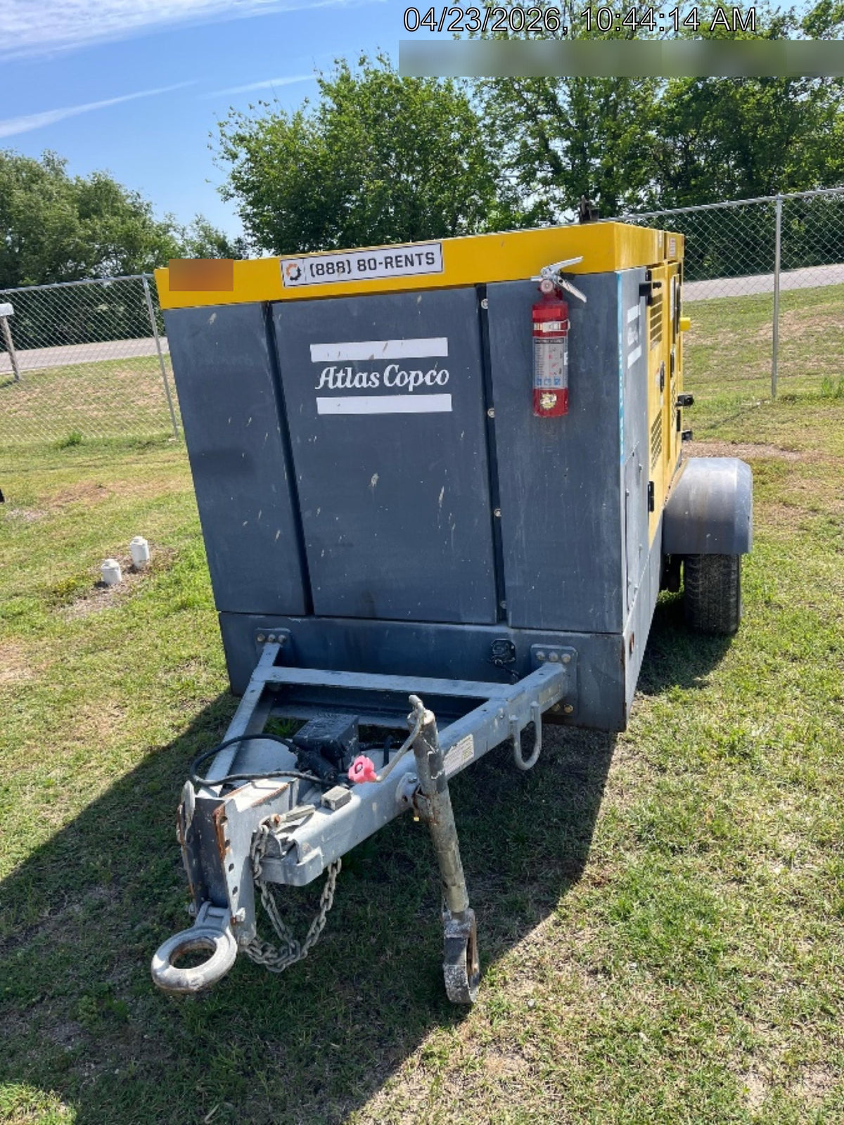 2020 ATLAS COPCO PAS 150 HF CS Enclosed