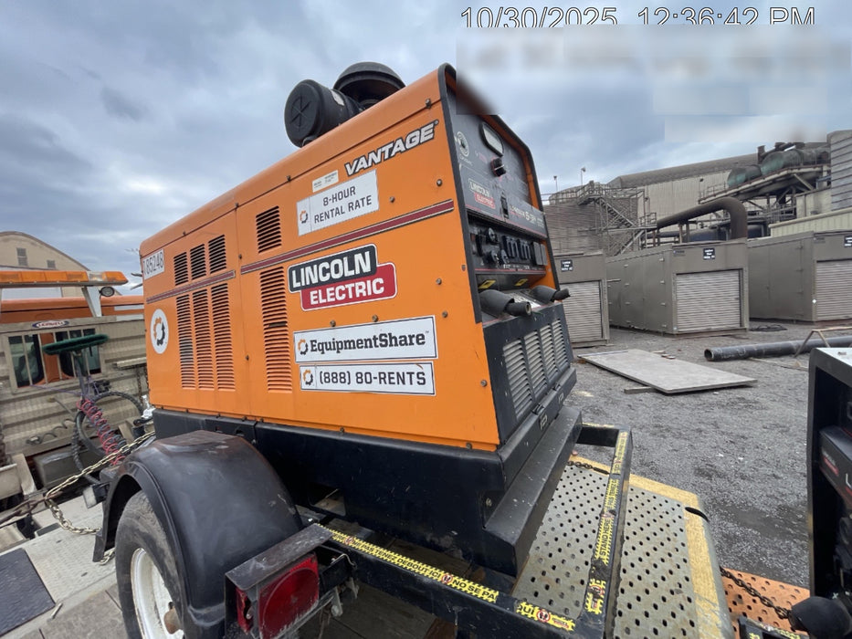 2021 Lincoln Electric Vantage 549X Ready Pak 3, ORANGE (includes trailer, cable rack, fender light kit)