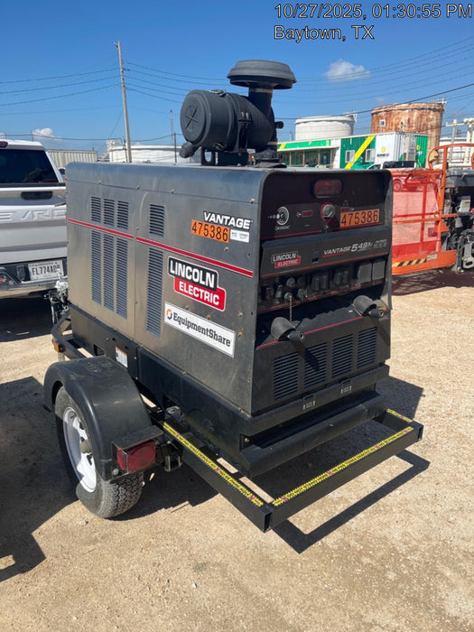 2024 Lincoln Electric Vantage 549X Vantage 549X Ready Pak 3 w/ Telematics & Decals, Stainless (Includes Trailer, Cable Rack, Fender Light Kit), part #K3534-2-RP3MES