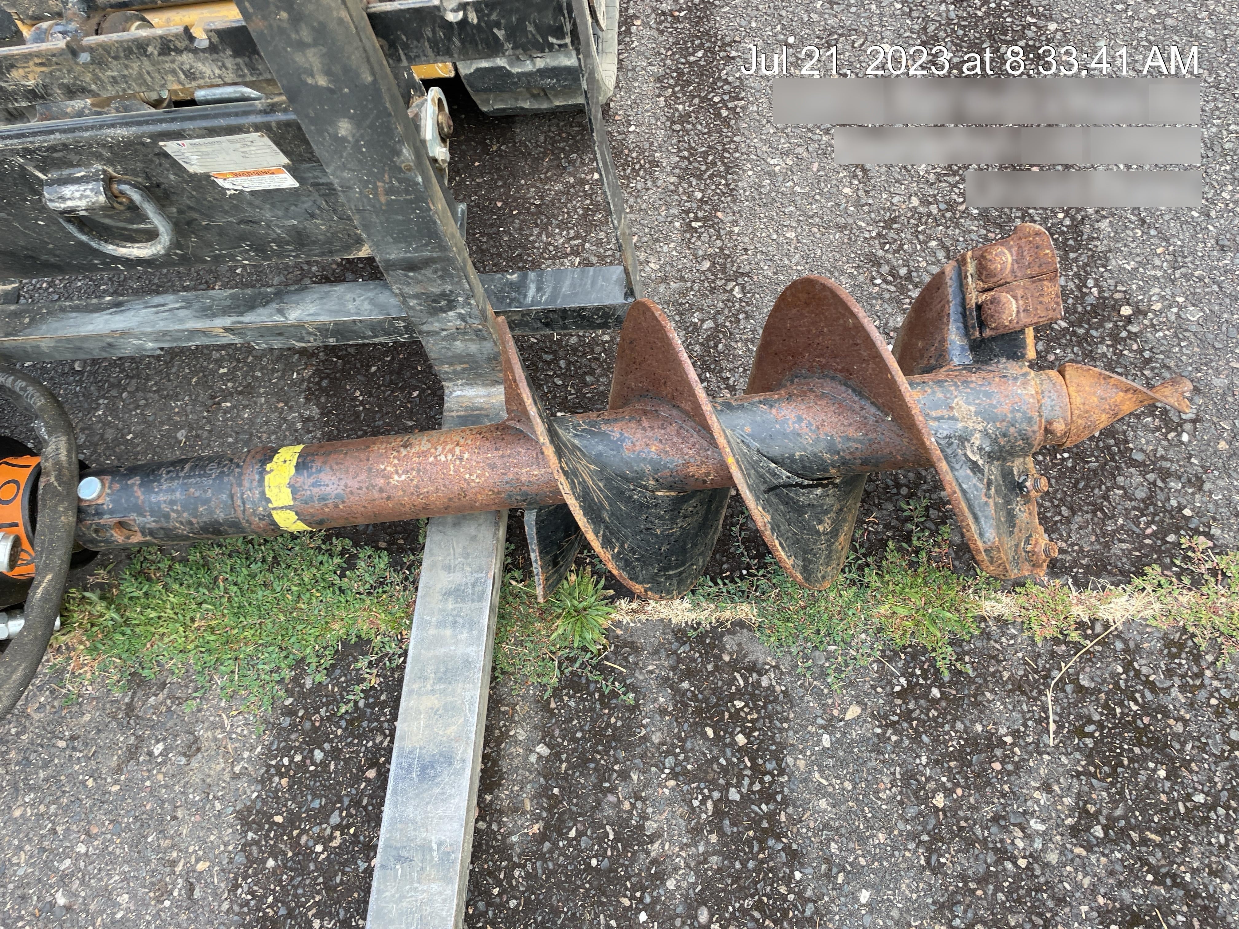2022 PALADIN Rock Auger Bit, 12" - Paladin