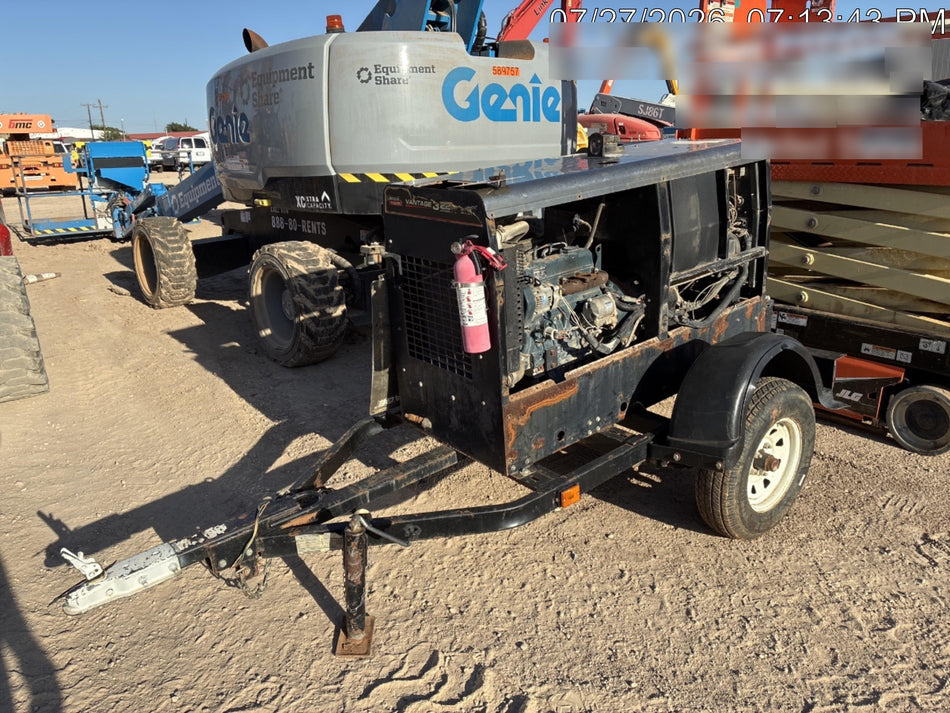 2019 Lincoln Electric Vantage 322 Lincoln Vantage 322 Welder w/Trailer, Light Kit, Cable Rack