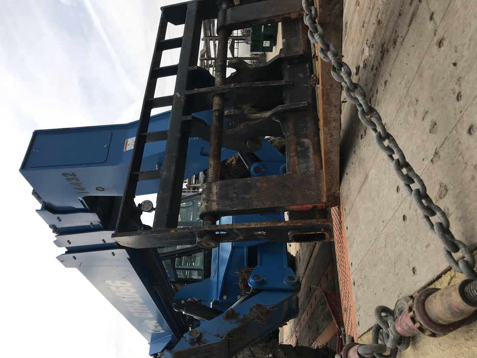 2018 Genie GTH-1056 Genie GTH-1056 w/CAB, Solid Tires, Work Lights, 60" carriage/forks, cab mesh, beacon
