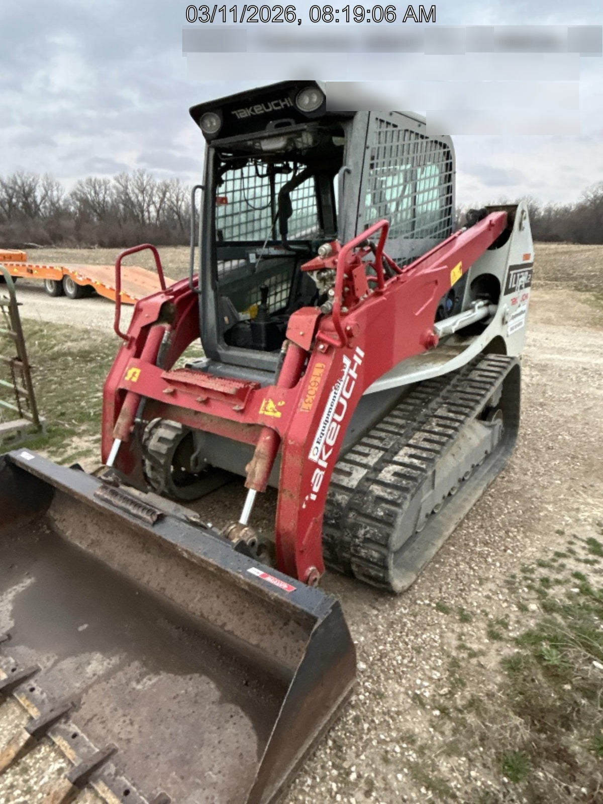 2020 Takeuchi TL12R2-CRR Cab/Heat/Air, Hydraulic QC, Ride Control